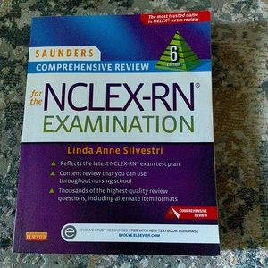 Saunders comprehensive NCLEX RN book
